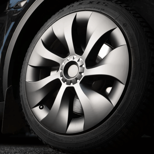 Rhyso Turbo Radkappen Schwarz 19 Zoll – Sportlich für Model Y