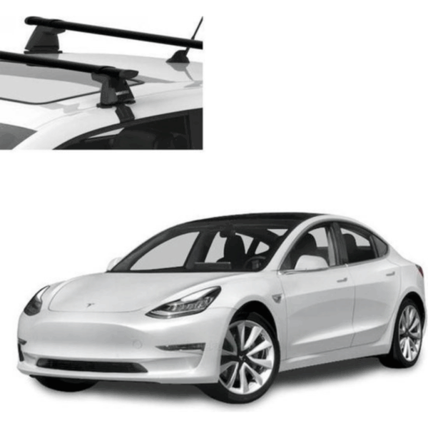Rhyso Dachträger für Tesla Model 3 – Stabil & Leicht für Dachbox & Träger