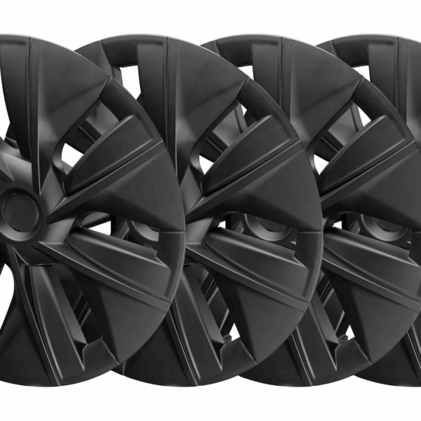 Rhyso 19 Zoll Radkappen Schwarz – Gemini Style für Tesla Model Y