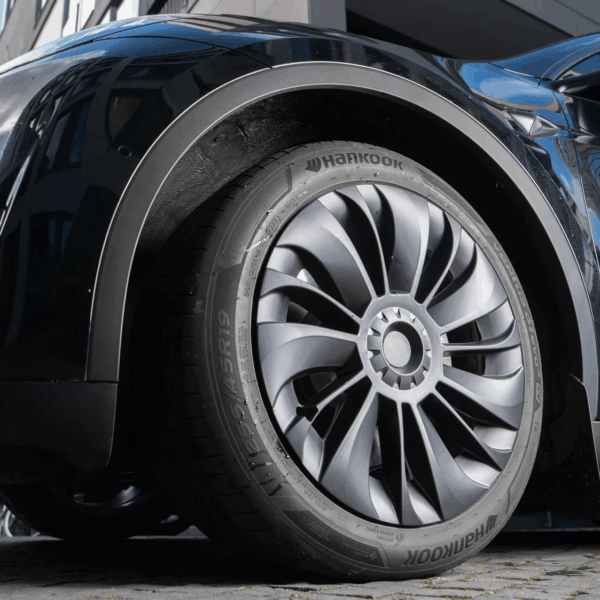 Rhyso 19 Zoll Radkappen Schwarz – Performance Look für Model Y