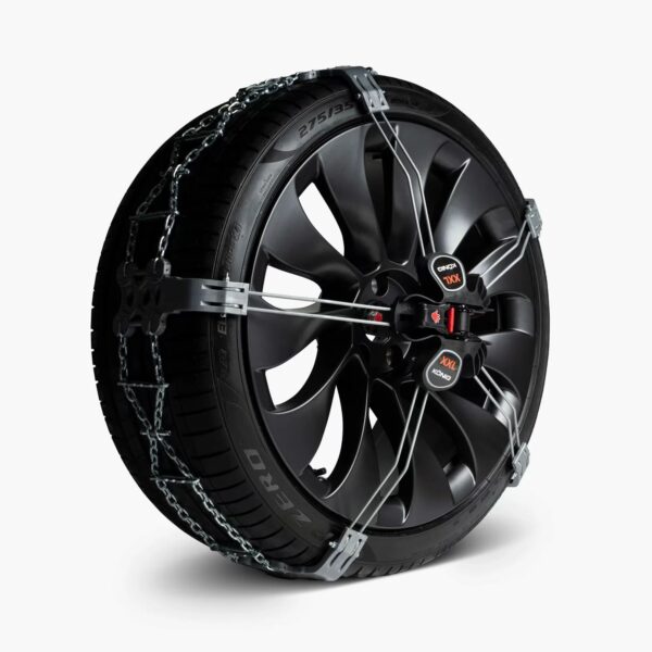 Rhyso Schneeketten für Tesla Model Y – 21 Zoll | Schlank & Winterfest